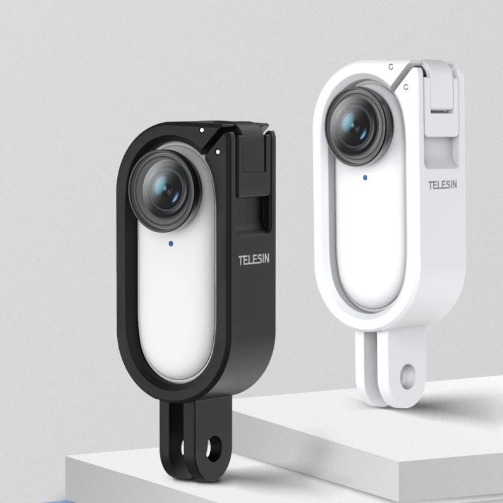 

Go 2 Protective Frame Mount Quick Release installlation 1/4 Screw Hole Adjustable Angle Bracket for Insta360 Go2 Accessories