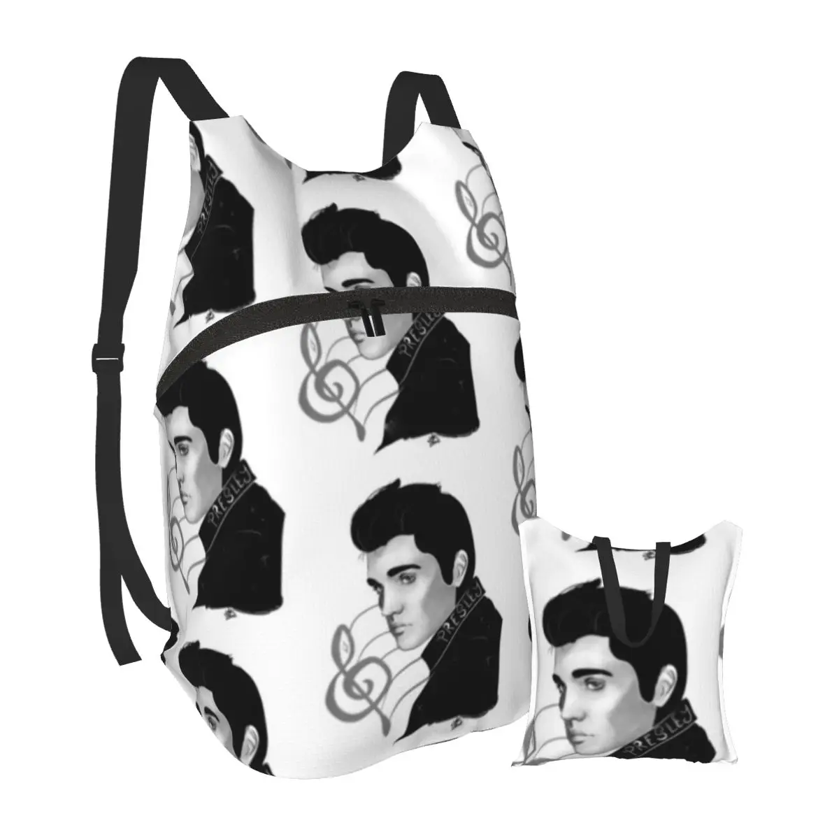 

Music Backpacks foldable Fitness Unisex Backpack Big Unusual Bags