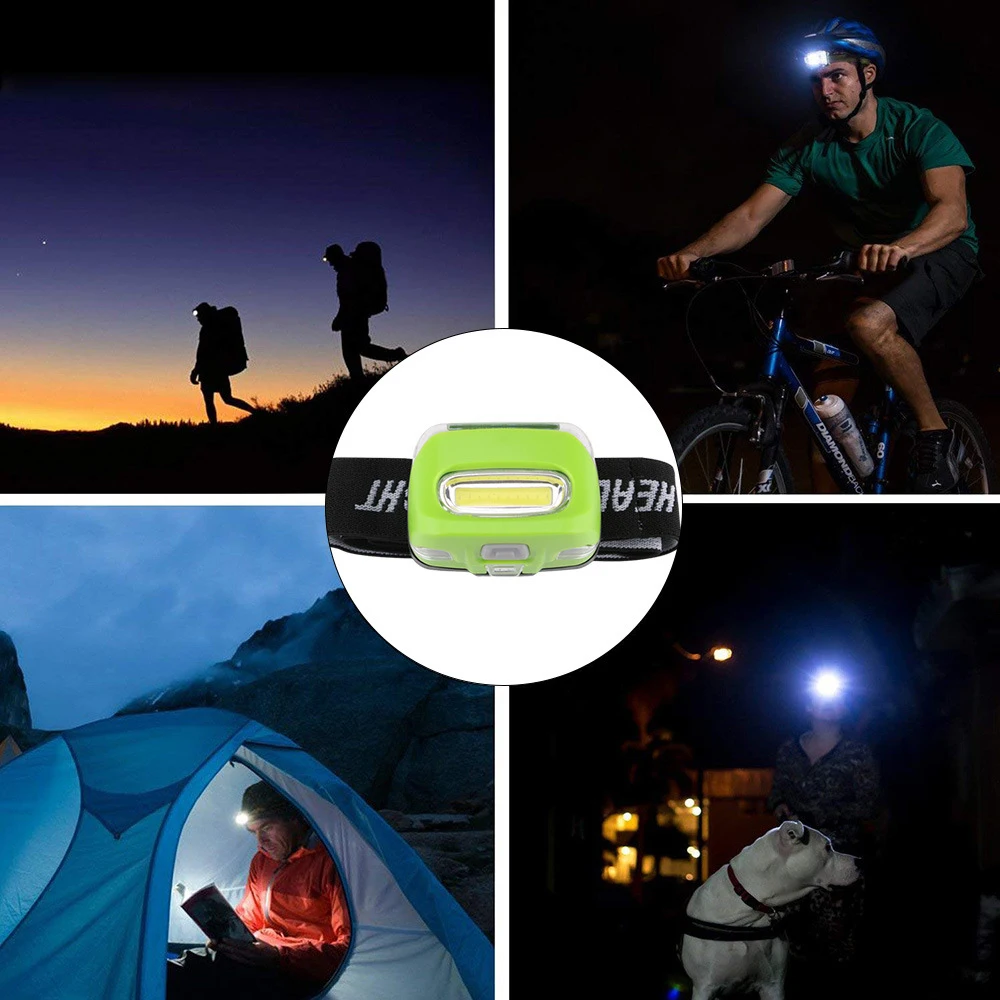 

8000LM High Lumen LED Headlamp Portable Headlight Use AAA Battery Mini Head Lamp 3 Modes Head Torch Waterproof Head Front Light