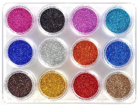 Новинка 12 цветов модные блестящие украшения для ногтей лазерные отражающие