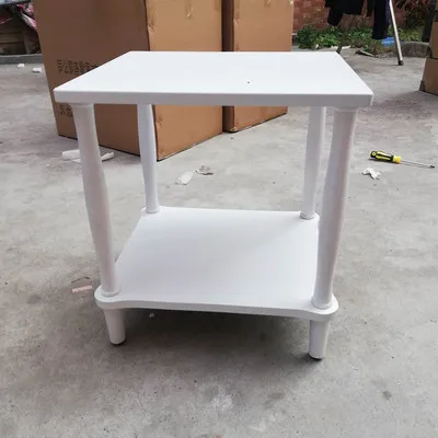 

Modern Minimalist Sofa Side Solid Wood Corner Cabinet Small Coffee Table Mini Living Room Side Cabinet Corner Cabinet Telephone