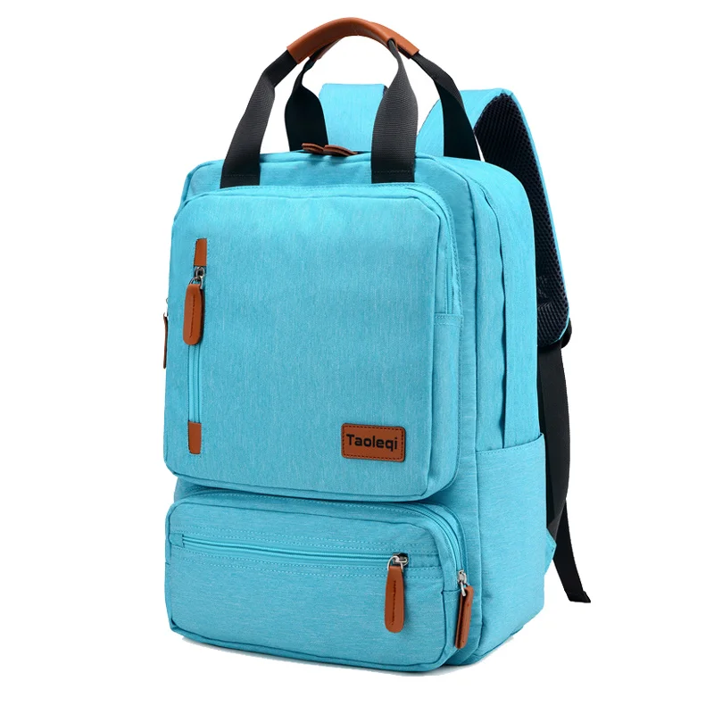 LightBlue Повседневный деловой мужской компьютерный рюкзак, светильник, 15,6 дюймов, сумка для ноутбука,, Женский Противоугонный рюкзак для путешествий, серый - Цвет: LightBlue