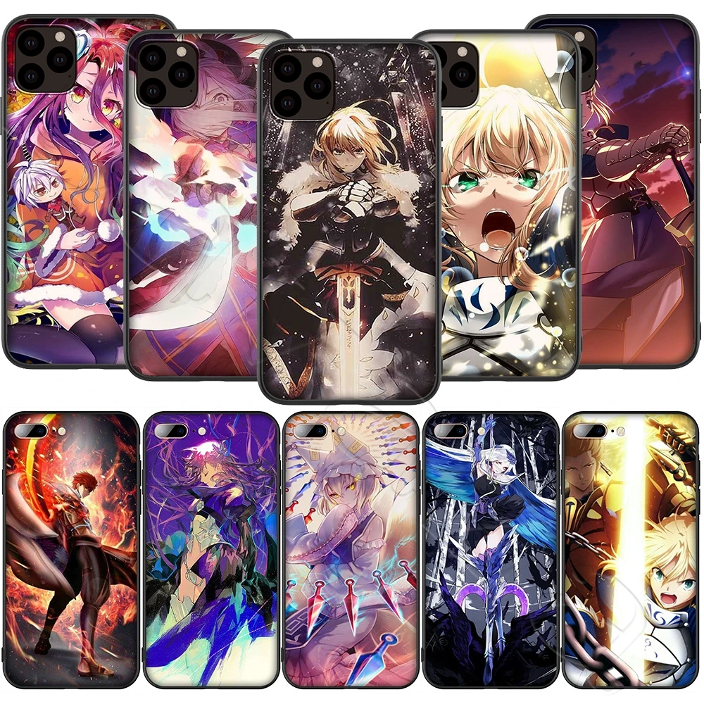 Силиконовый мягкий чехол Lavaza Fate Grand Order для iPhone 12 Mini 11 Pro XS Max XR X 8 7 6 6S Plus 5 5S SE |