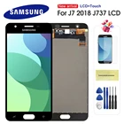 Для Samsung Galaxy J7 2018 J737 LCD J737A J737P J737V J737T ЖК-дисплей сенсорный экран дигитайзер замена может регулировать яркость