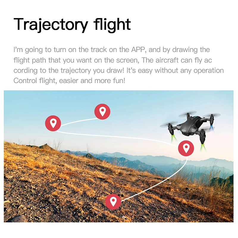 

Mini Drone WiFi FPV 4K HD Camera H2 Professional RC Helicopter Altitude Hold Real-time Transmission Foldable Quadcopter RC Drone