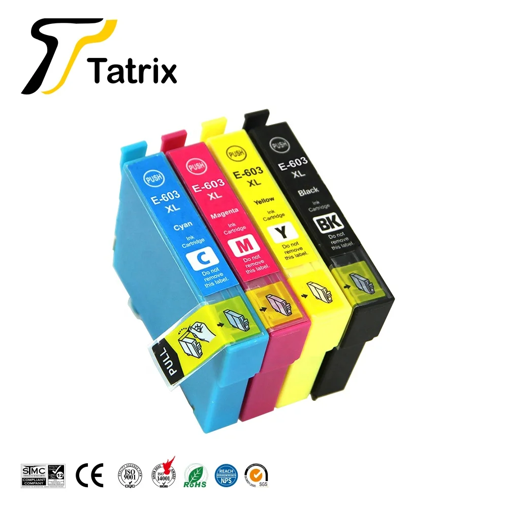 Чернильный картридж Tatrix 603XL T603 T603XL совместимый с Epson WorkForce для принтеров