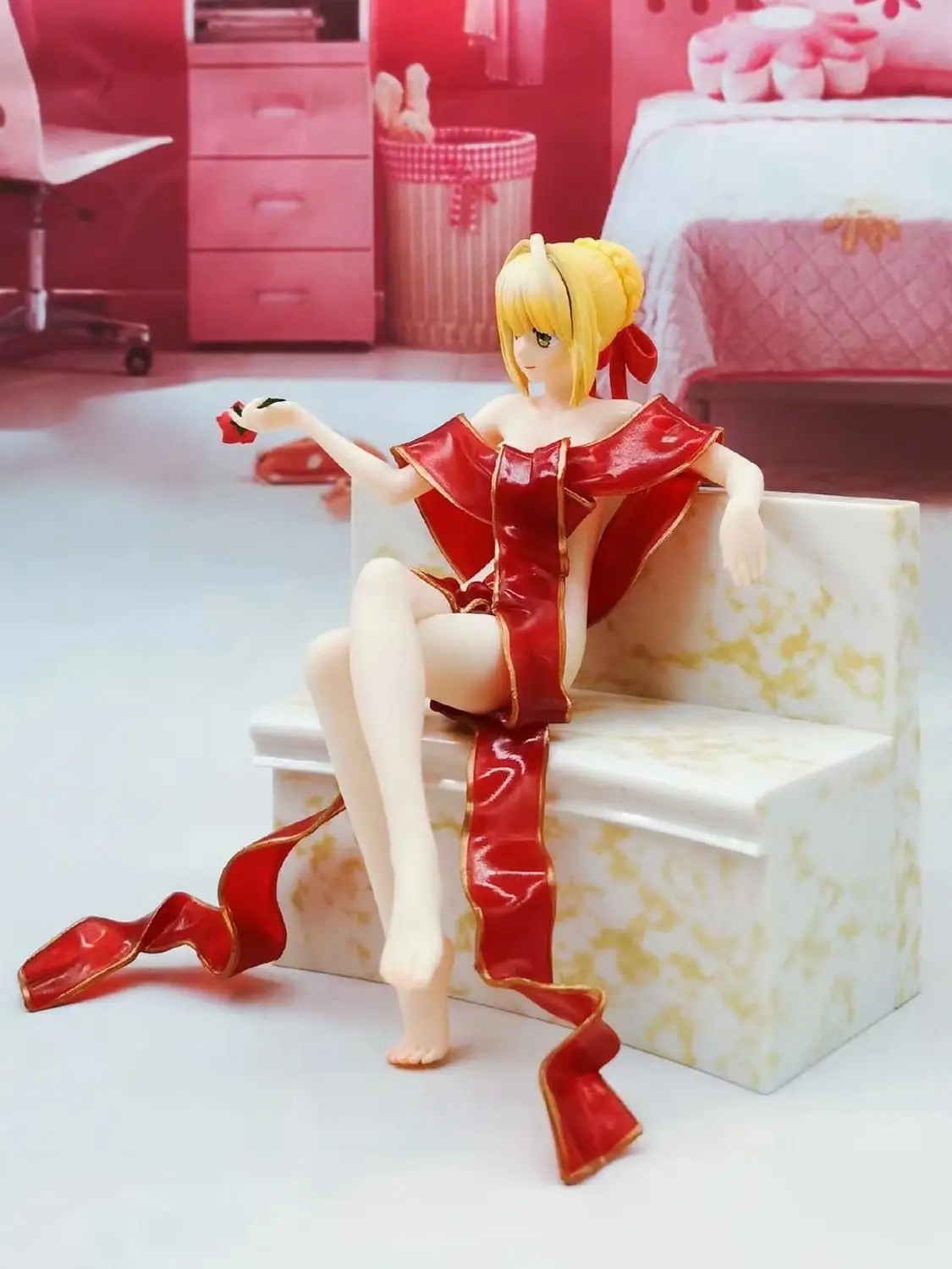 16 см Saber Fate последний бис Нерон Клавдий сексуальная девушка фигурку японского