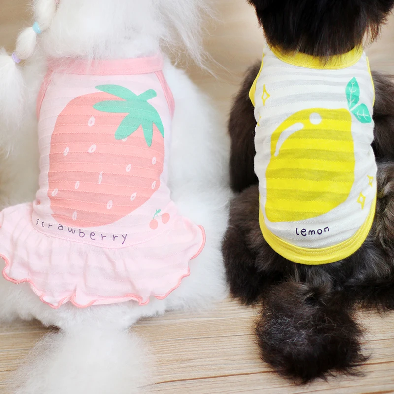 Одежда для маленьких собак летняя одежда пары жилет щенков чихуахуа