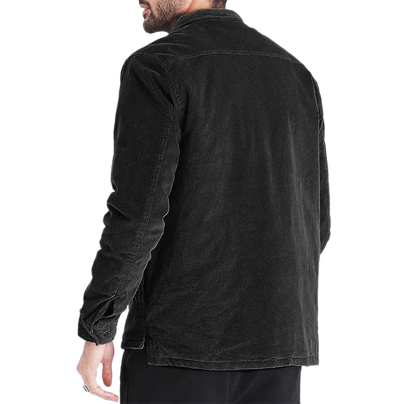 Мужская Вельветовая куртка универсальная однобортная в Корейском стиле с