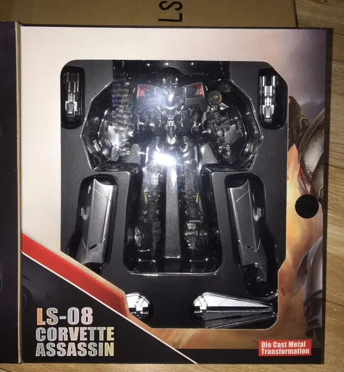 Трансформация игрушки Sideswipe Черная Мамба G1 LS08 LS-08 сплав модель Фильм аниме фигурка Робот Детская Игрушка коллекция подарки