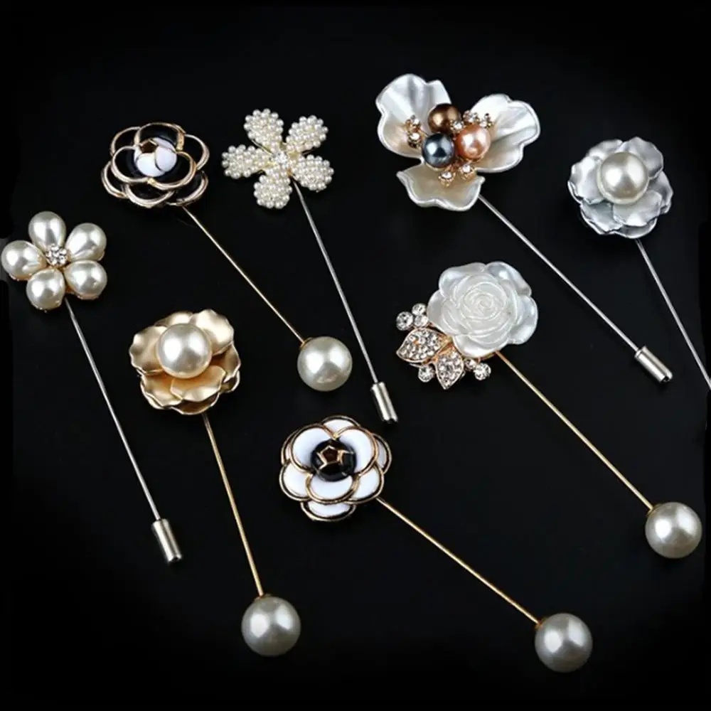 Женская Брошь с бантом брошь в форме цветка стразы булавка большим простая