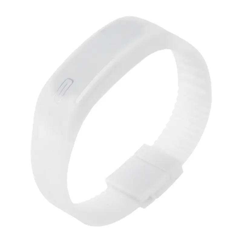 AAAE топ мужские женские силиконовые красный светодиодный сенсорный цифровой