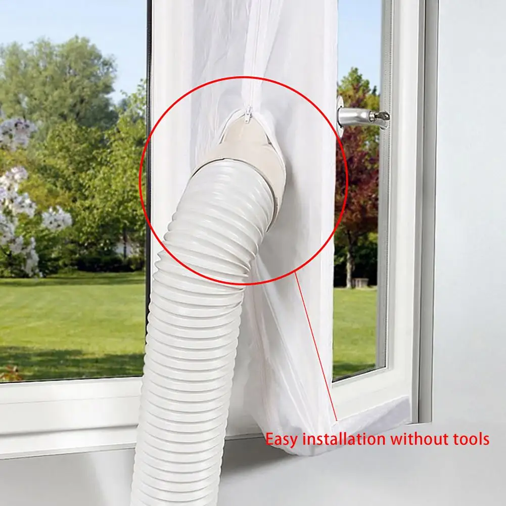 Универсальный тканевый уплотнитель для окон с воздушным замком комплект