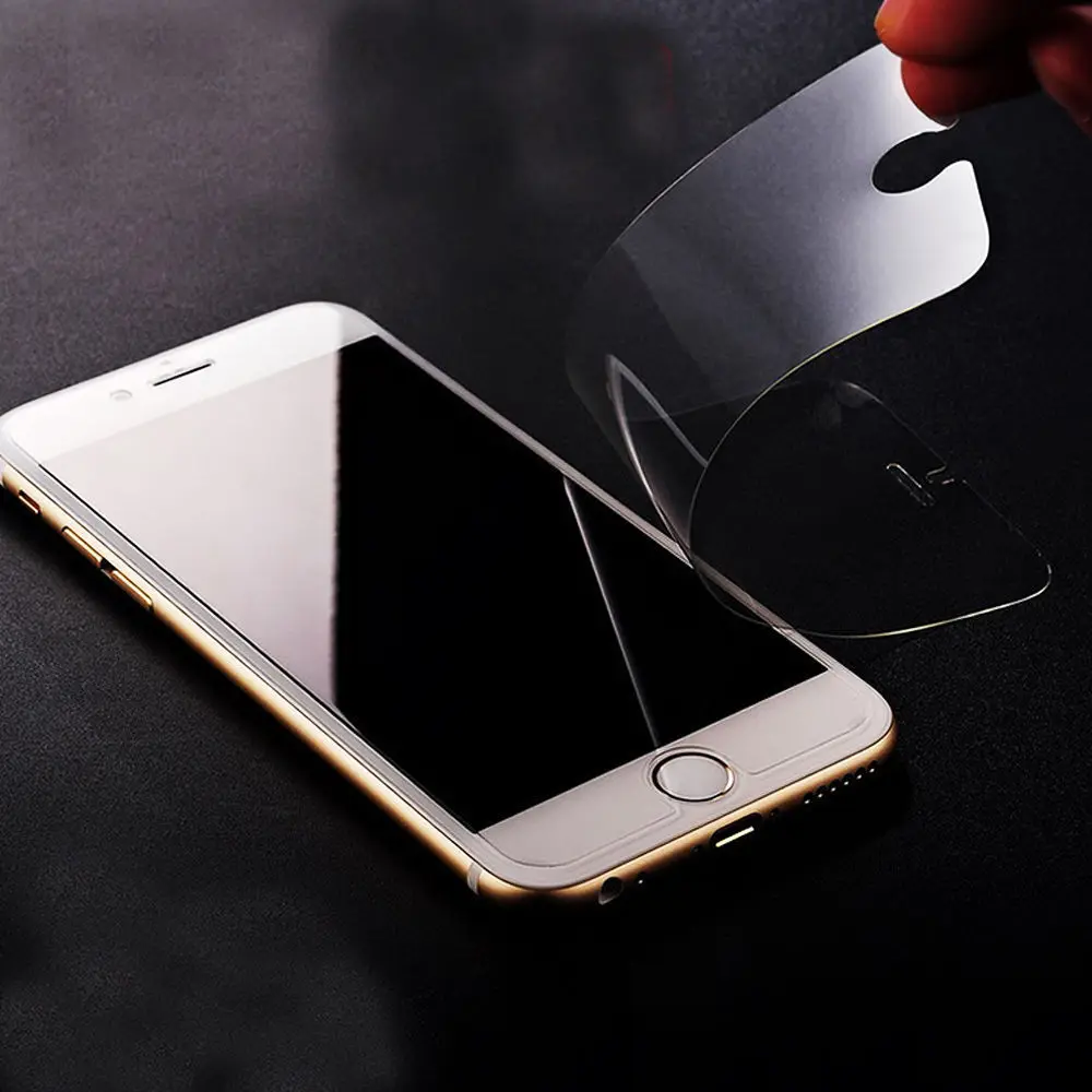 Мягкая взрывобезопасная нано защитная пленка из фольги для iPhone 6S 6X7 Plus 5 S 5 SE Защита экрана для iPhone7 не закаленное стекло