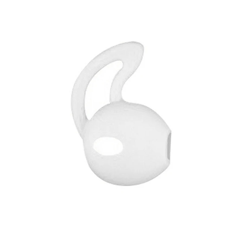 White Left Многоцветный для Airpods 2 Bluetooth беспроводная гарнитура Ушная крышка Нескользящие силиконовые наушники-вкладыши анти-потеря силиконовые наушники/один - Цвет: White Left