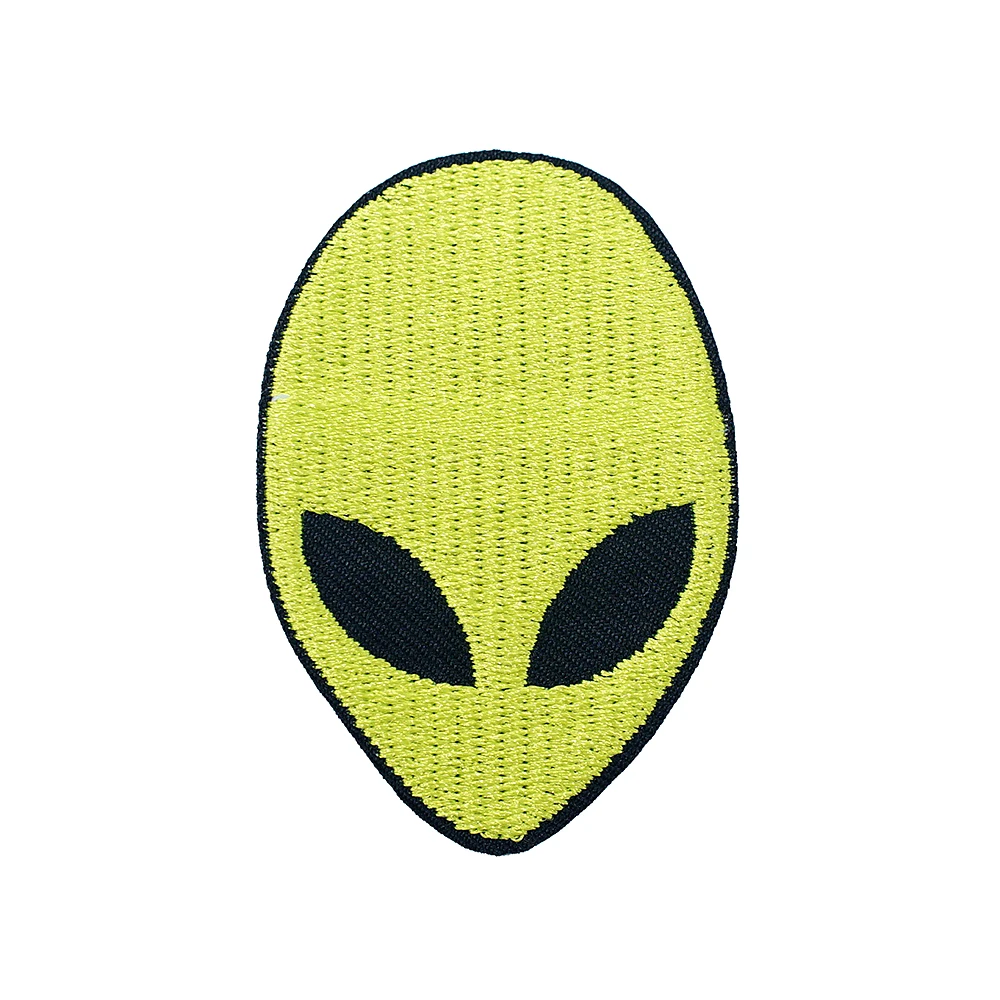 Нашивка Alien (Размер: 6 2x4 2 см) для творчества вышитая искусственная хиппи детский