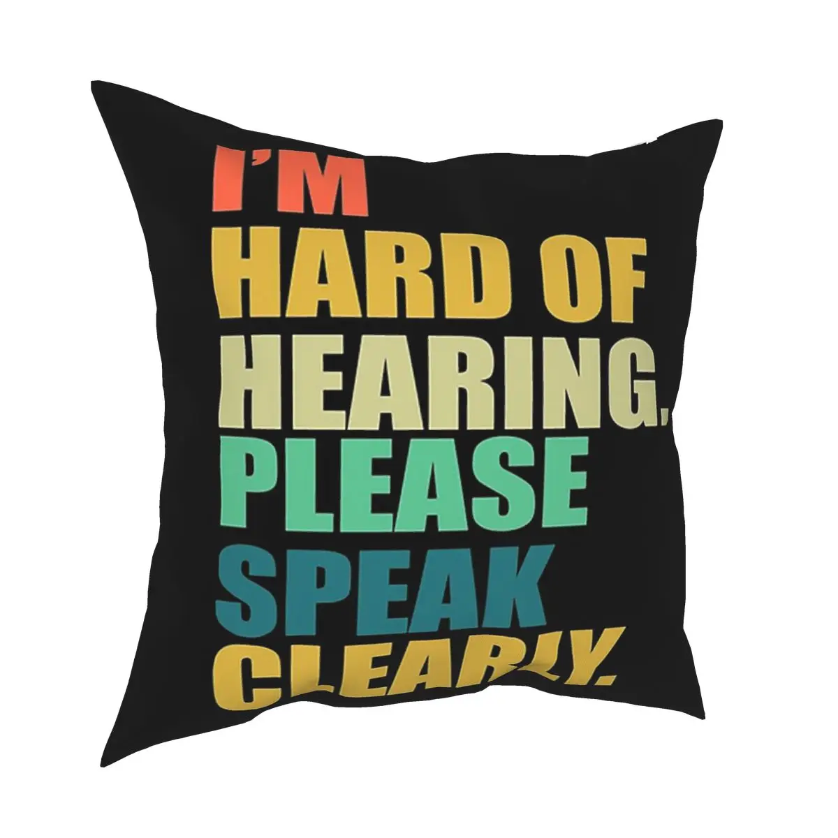 

Emblem For The Hearing Impaired Emblem Cushions for Sofa Custom Cushion Cover Decorative floor Throw Pillows Cover for sofa home