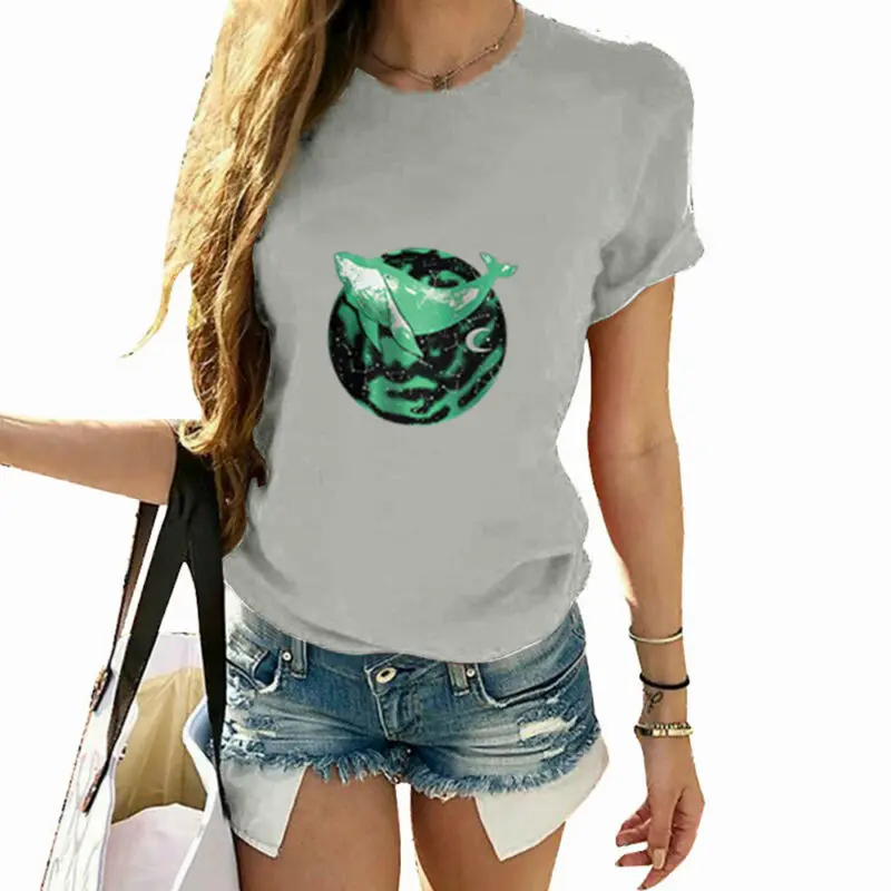 

Women Short Sleeve Shirt Tee Top Ladies Summer Casual Loose T-shirt Plus Size