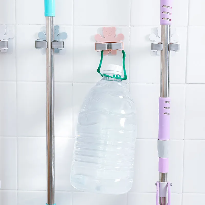 Складная подставка для швабры держатель швабра с настенным креплением метла