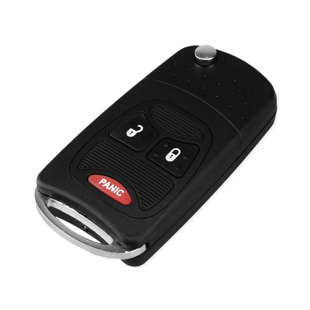 Удаленный откидной ключ Dandkey Uncut с 3 кнопками чехол для Chrysler Jeep Dodge Ram 1500 Калибр Nitro