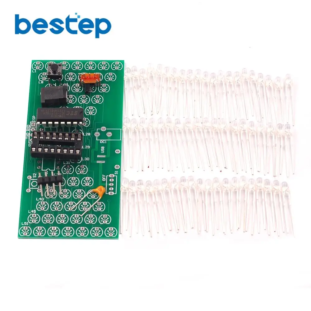 Электронные песочные часы 5 В DIY набор Забавные электрические наборы для