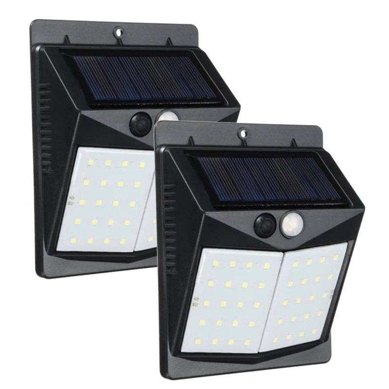 Настенный светильник на солнечной батарее с датчиком движения система