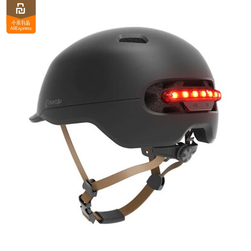 Youpin ведущая версия Смарт флэш шлемов автоматический тормоз предупреждение IPX4