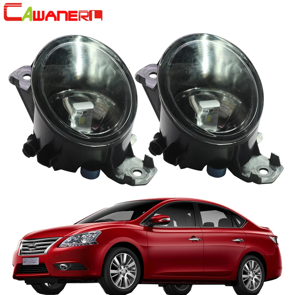 

Cawanerl For Nissan Sylphy 2006 2007 2008 Car Front Fog Light Assembly Lampshade + H8 H11 LED / Halogen Bulb 12V Accessories