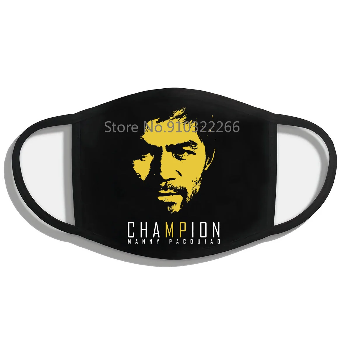 Совершенно новая ny Pacquiao Pac The Champ Базовая черная дизайнерская крутая маска 100%