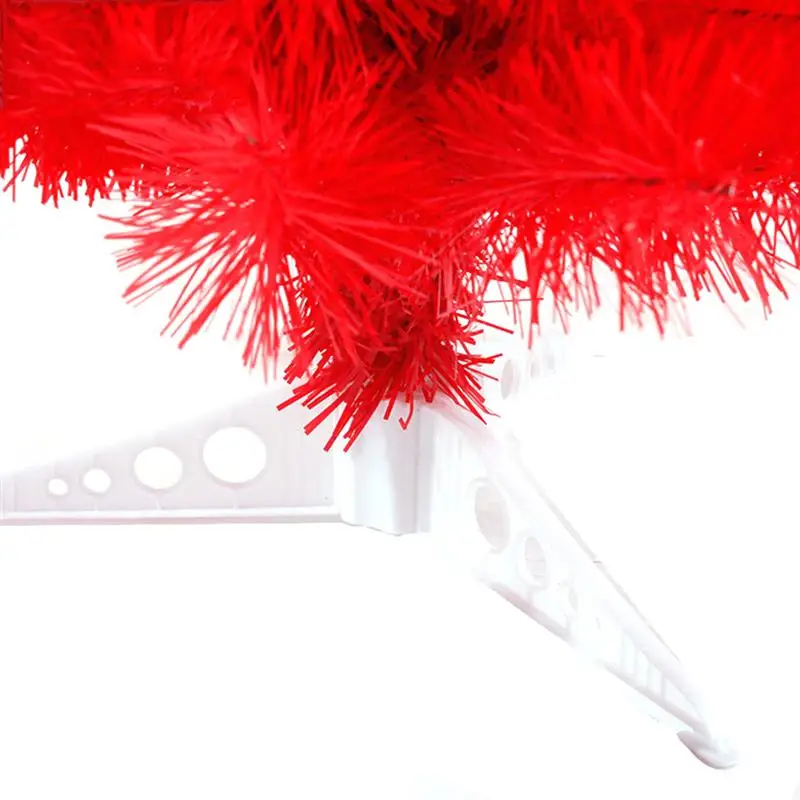 60 см мини искусственная Красная рождественская елка Xams с пластиковой подставкой