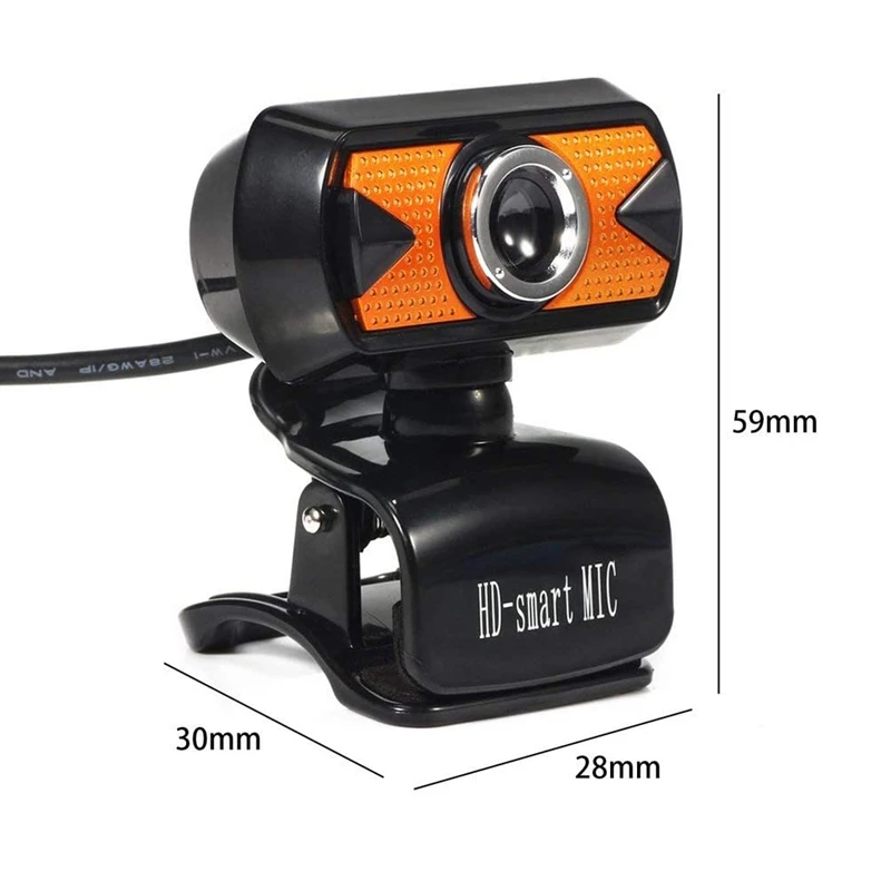

Webcam USB2.0 Camera Auto Focus Web Cameras 16 Megapixels with Microphone for Windows 2000/Win10 for Desktop Computer