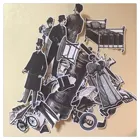 50 шт.пакет винтажные черные и белые наклейки на мебель для творчества, скрапбукинга, альбома, дневника, планировщика, декоративные наклейки