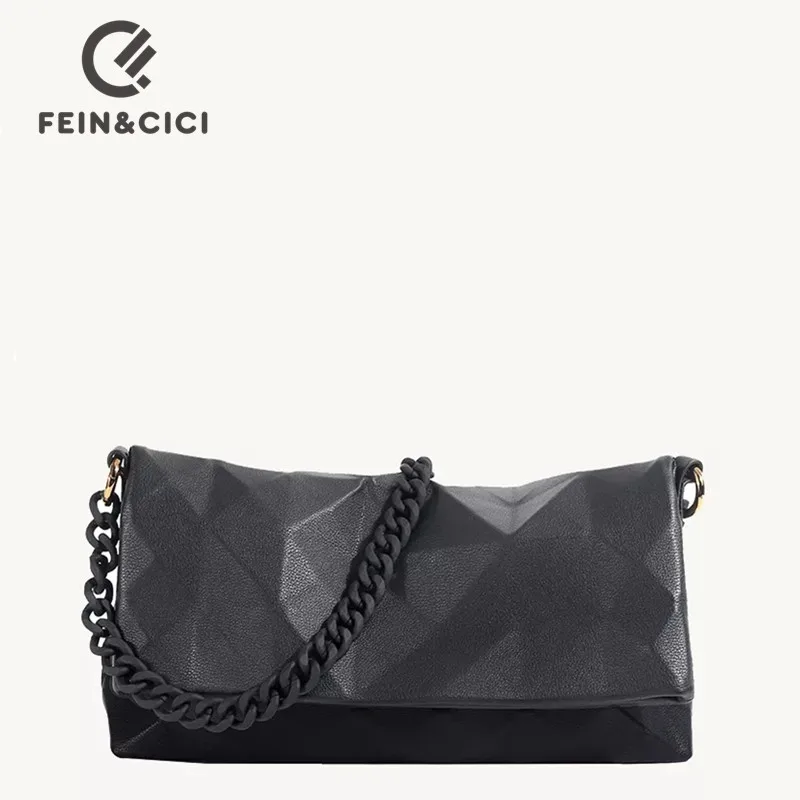 Дизайнерская женская сумка на плечо сумка-мессенджер через с клапаном цепочке