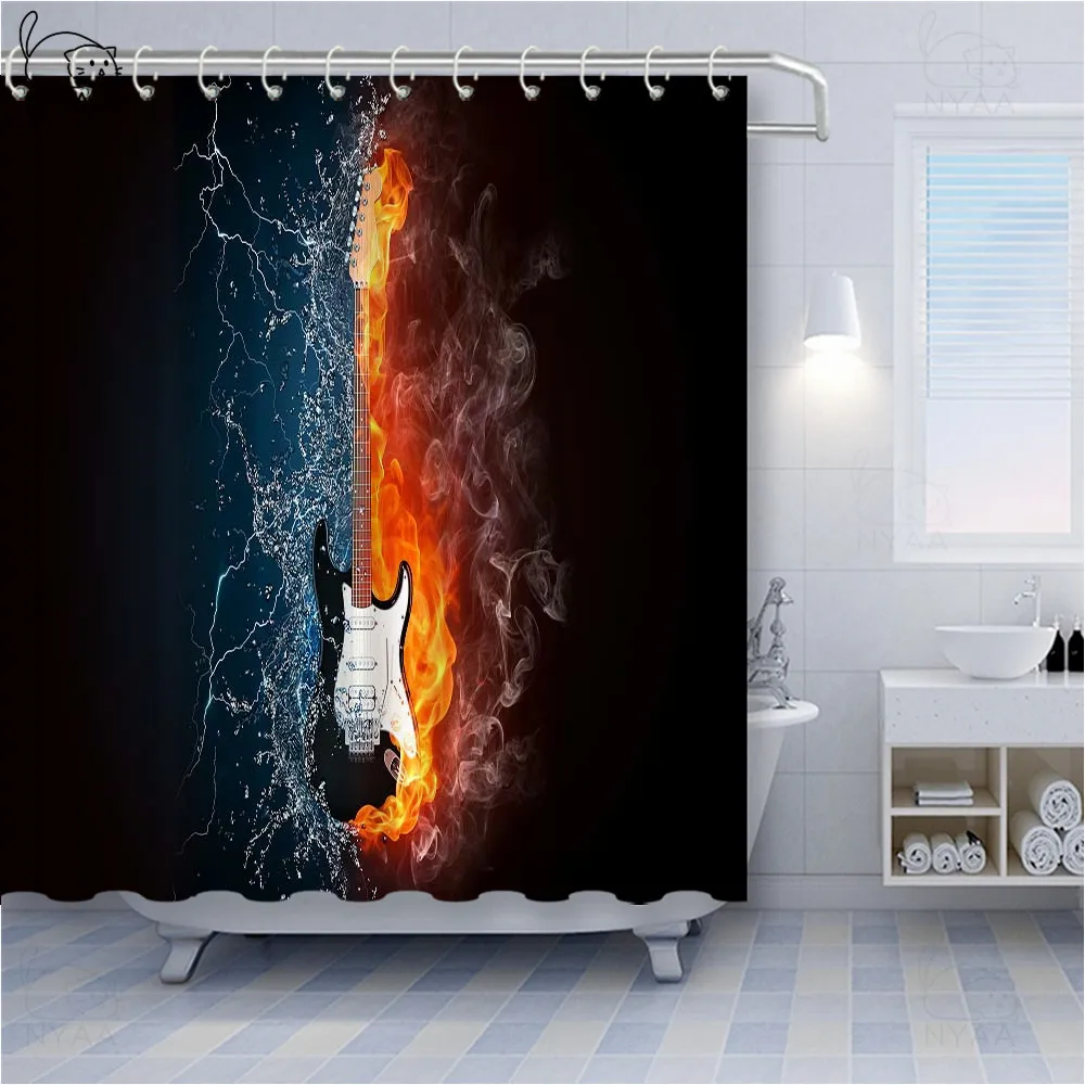 Vixm музыкальный Декор занавеска для душа фанки Фрактальный геометрический