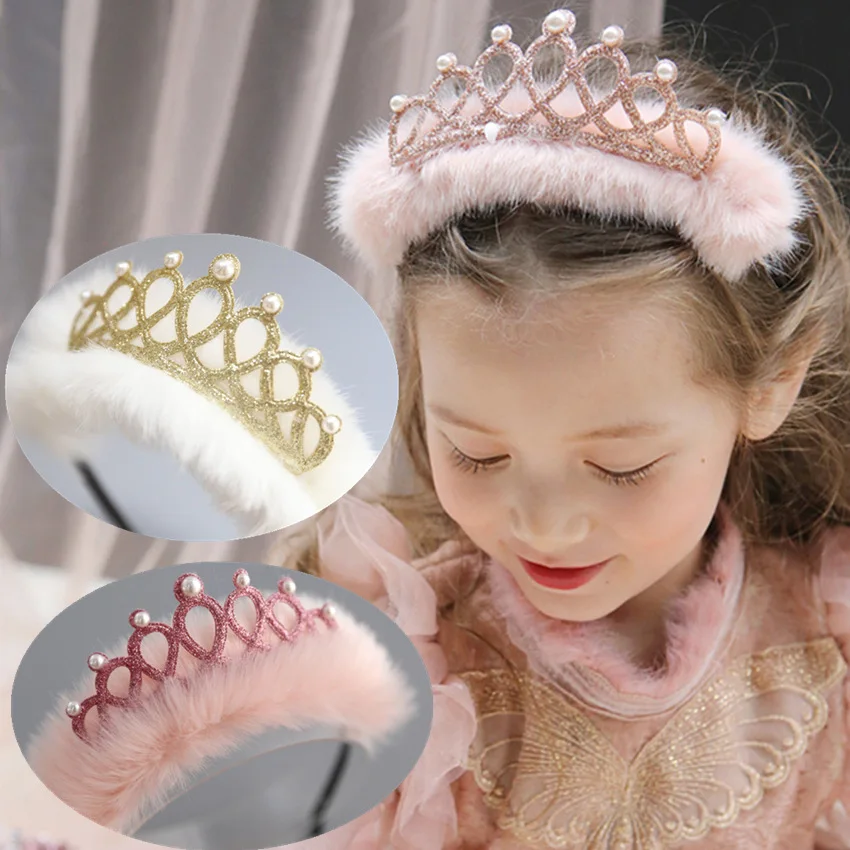 

Детская повязка на голову Хрустальная корона головной убор для девочек принцесса для выпускного вечера аксессуары для вечеринки принцесса...