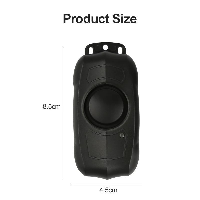 

Wireless Anti-Theft Vibration 150dB USB Rechargeable Motorcycle Waterproof Remote Control Bike Security Bicycle Alarming Lock