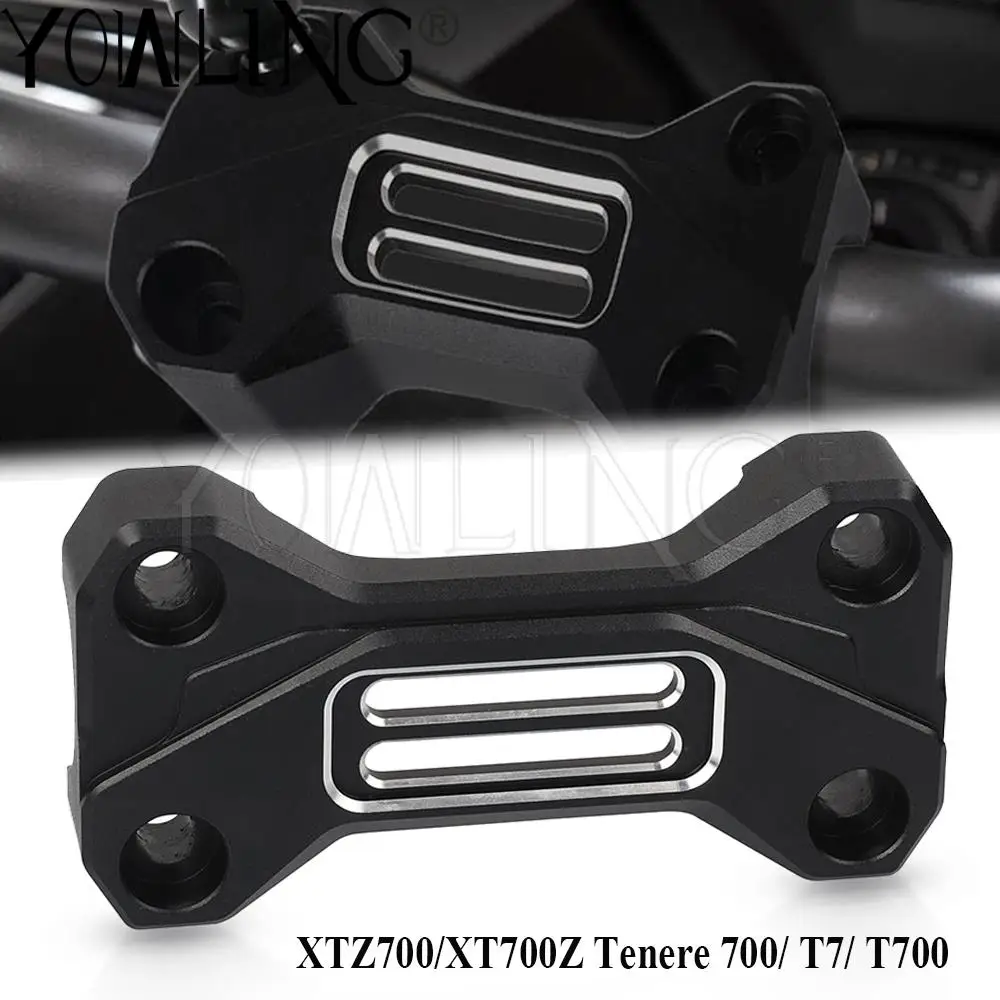 

Motorcycle Handle Bar Handlebar Riser Top Clamps Guard Front Fork Cover For Yamaha Tenere 700 TENERE700 XTZ XT700Z T700 T7 2019