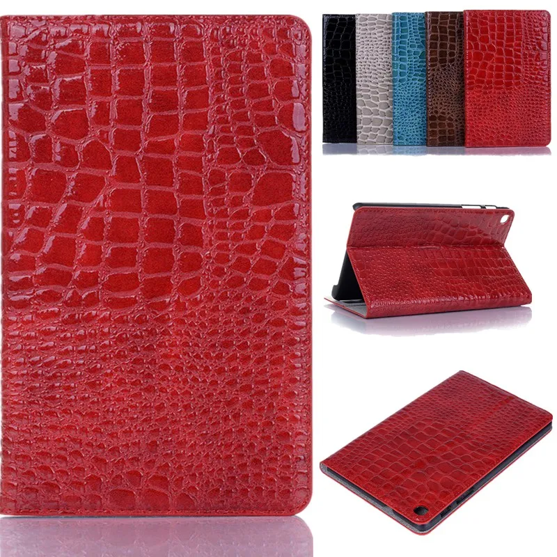 Crocodile Pattern PU Learher Case For Samsung Galaxy Tab A 8.0'' 2019 S Pen Cover SM-P200 SM-P205 Funda Capa | Компьютеры и