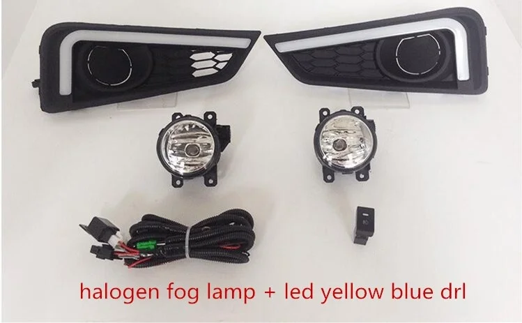 

Eosuns Cob Angel Eye+led Fog Lamp with Projector Lens for Honda Civic 2016,2017 Fit 2014-2016 Gienia 2017 Greiz 2016
