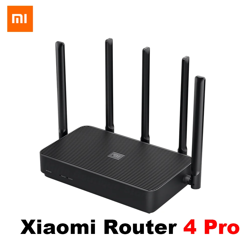 Xiaomi Router 4 Pro Gigabit 2 4G/5 0 GHz двухдиапазонный 1317 Мбит/с 128RAM Wi Fi ретранслятор 5 антенн с
