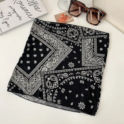 

Многофункциональная бандана, черная маска для лица с 3D принтом, Спортивная Повязка на голову, велосипедные трубчатые Волшебные банданы