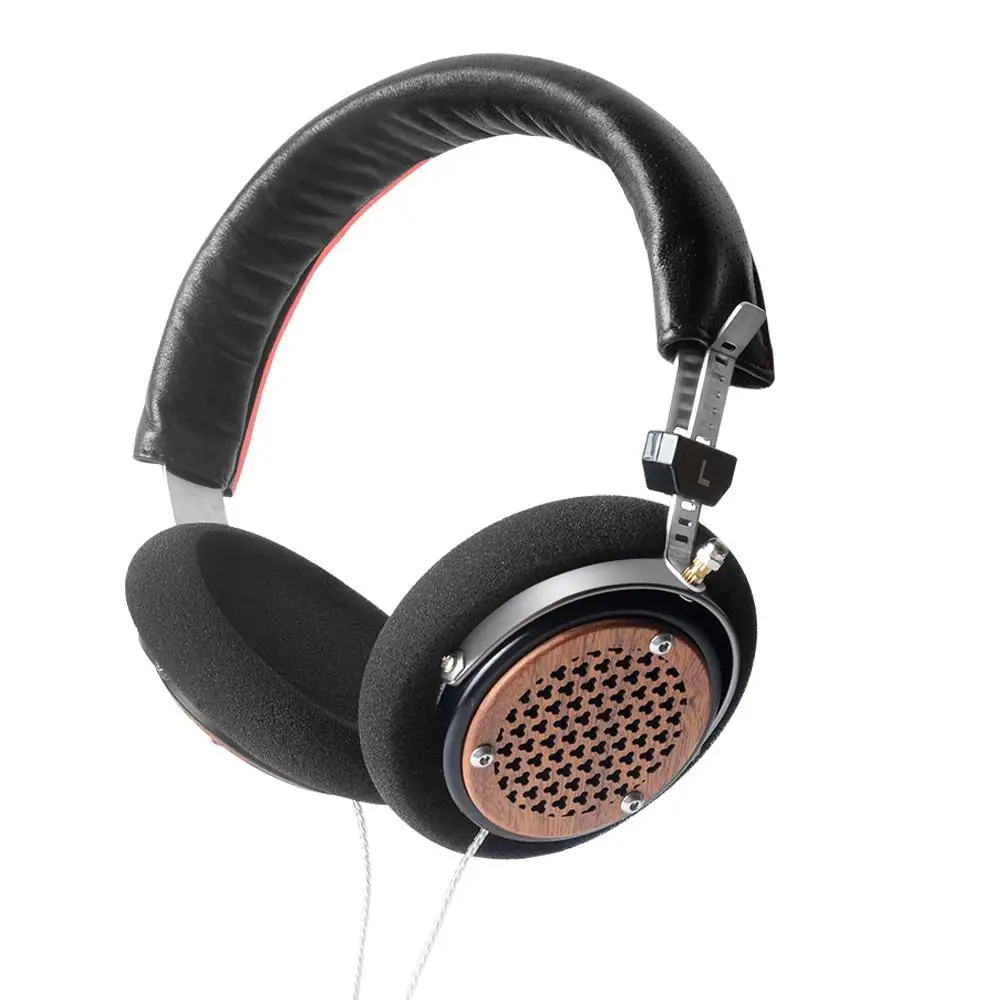OKCSC ZX2 с открытой спиной проводные наушники деревянный гарнитуры Накладные