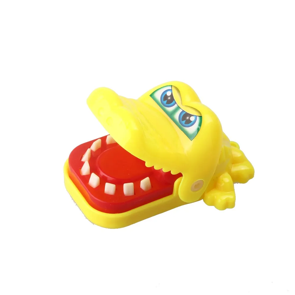 Yellow Bar Crocodile Бар крокодил стоматолога дети Те трюк король-размер укусы Семейные игры кляп игрушки для детей FSWOB - Цвет: Yellow Bar Crocodile