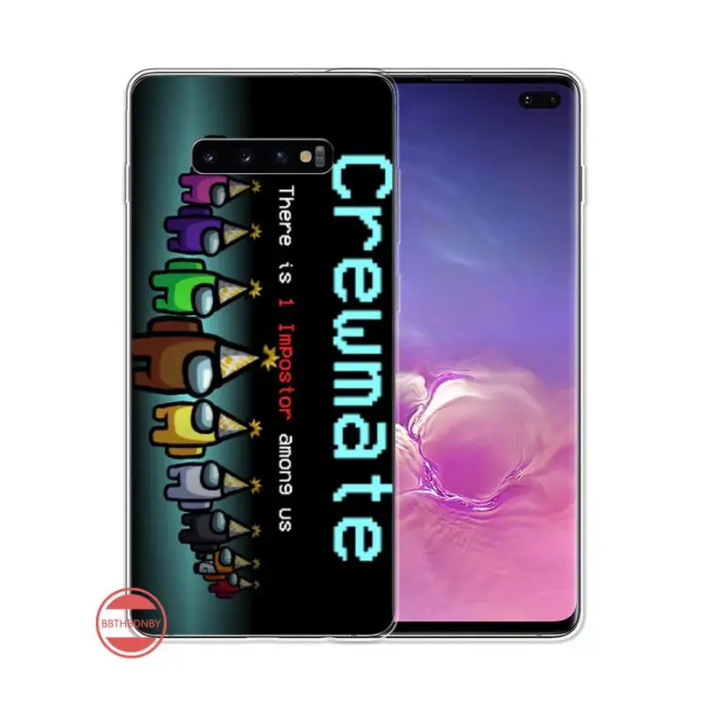 

Among Us fuuny hot game Phone Case For Samsung Galaxy S5 S6 S7 S8 S9 S10 S10e S20 edge plus lite