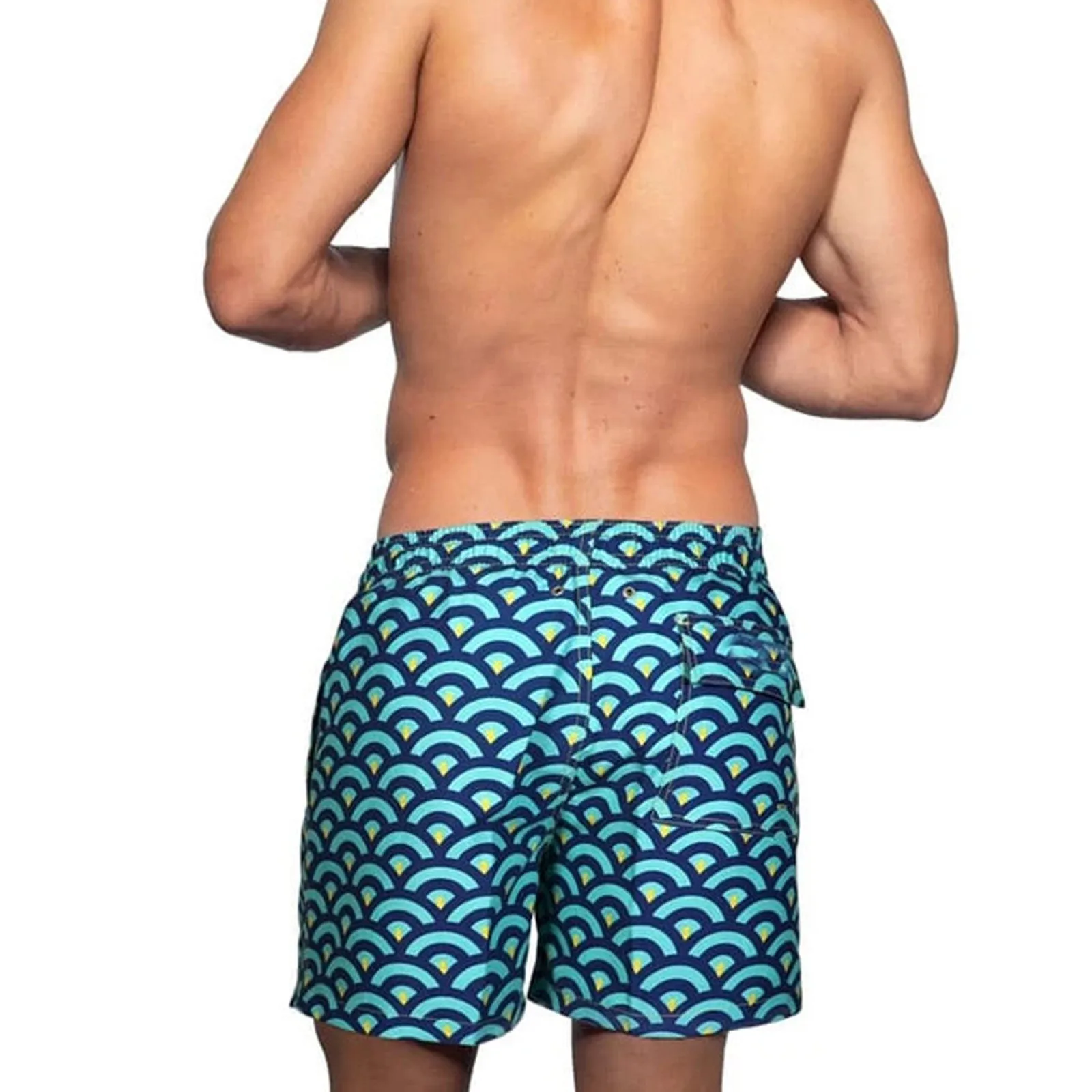 Новый Для мужчин Drawstring специальные пляжные Повседневное встроенный сжатия