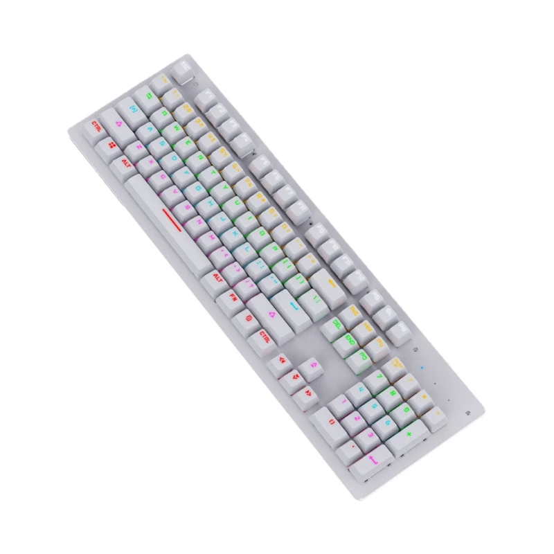 

Gaming LED Wired Keyboard w/ Emitting Character Rainbow Backlit Mechanical Feel