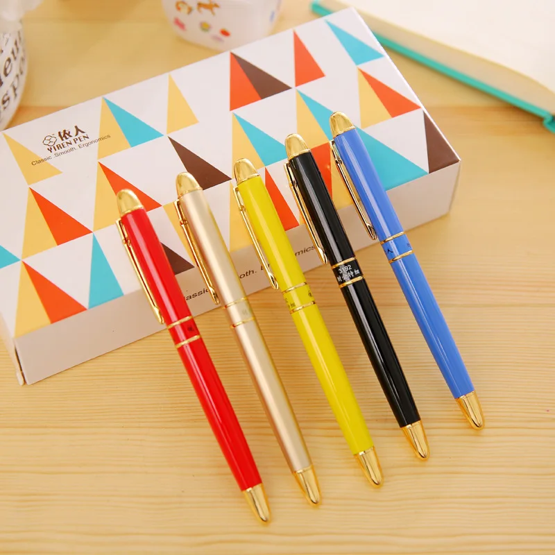 1 шт. дополнительный тонкий наконечник Золотой зажим для ручки металлические