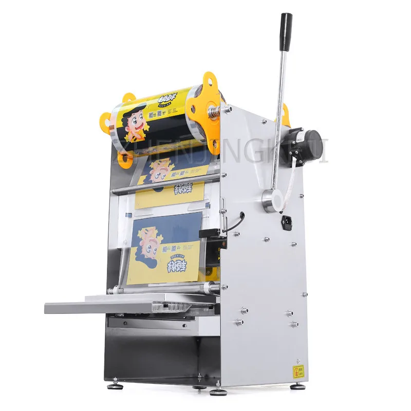 

Lunch Box Sealer Tools Package Fresh Fast Food Box Sealing Machine Semi-automatic Electric Takeaway Box Seal Equipment 220V/800W