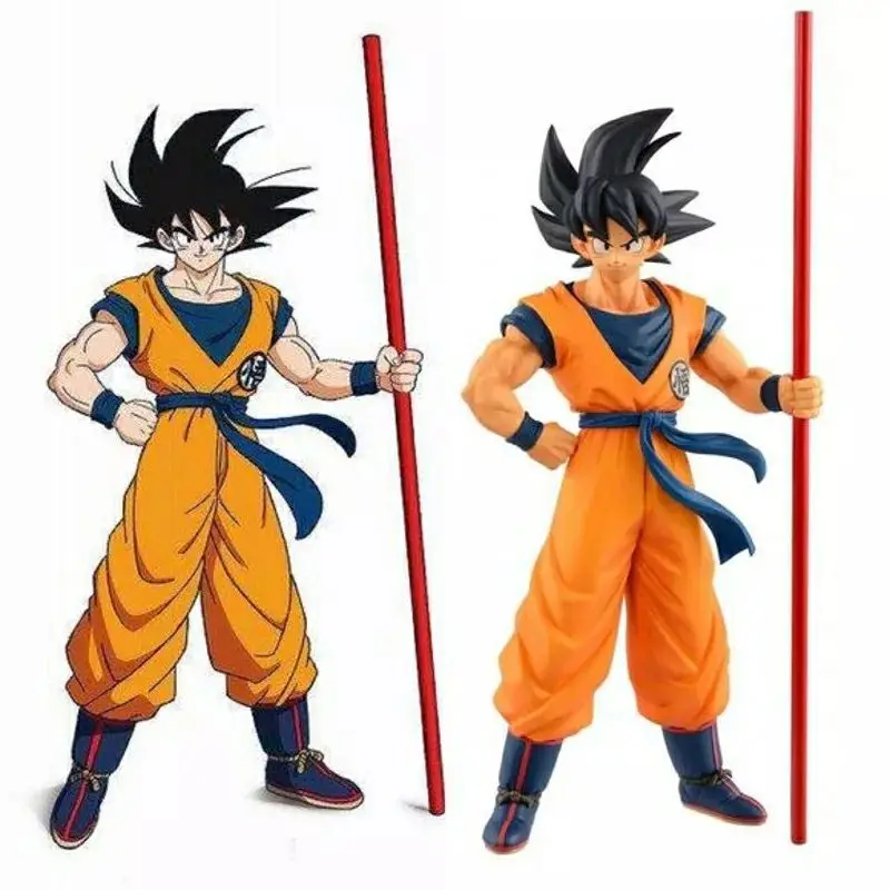 Dragon Ball Z фигурка сон экшен-фигурка ГОКу ПВХ модель 18 см Супер Саян Гоку игрушки для