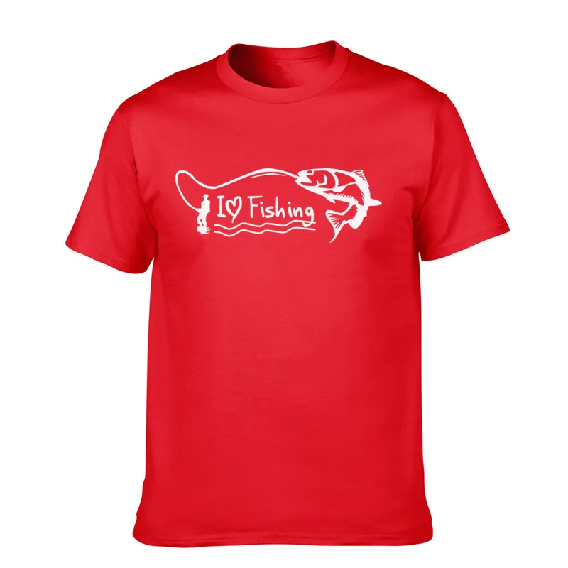 100% хлопковые футболки повседневная забавная футболка для рыбалки Мужская отцов